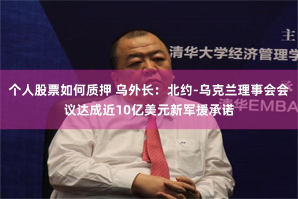 个人股票如何质押 乌外长：北约-乌克兰理事会会议达成近10亿美元新军援承诺