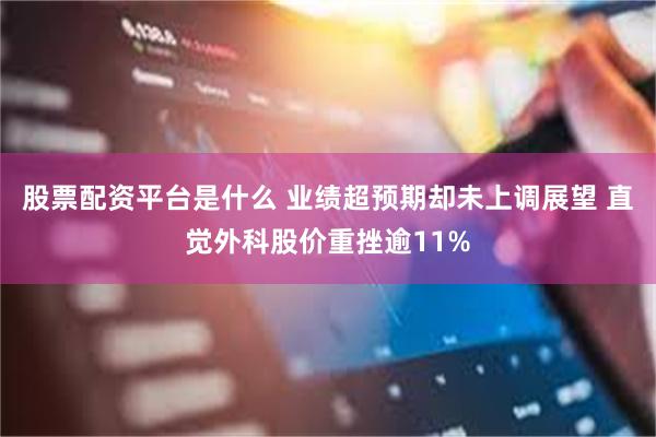 股票配资平台是什么 业绩超预期却未上调展望 直觉外科股价重挫逾11%